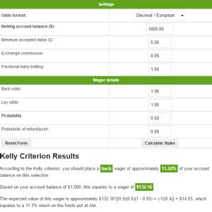 kelly criterion sports betting|Kelly Criterion Calculator: Free Kelly Calculator for Betting.
